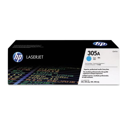 Original Cartridge - HP - 305A (CE411A) Cyan