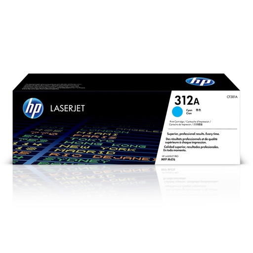 Original Cartridge - HP - 312A (CF381A) Cyan