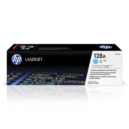 Original Cartridge - HP - 128A (CE321A) Cyan