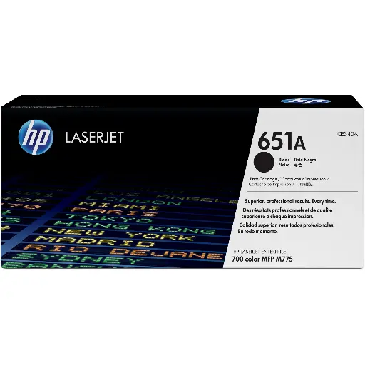 Original Cartridge - HP - 651A (CE340A) Black
