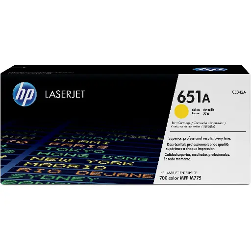 Original Cartridge - HP - 651A (CE342A) Yellow
