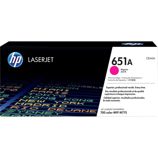 Original Cartridge - HP - 651A (CE343A) Magenta