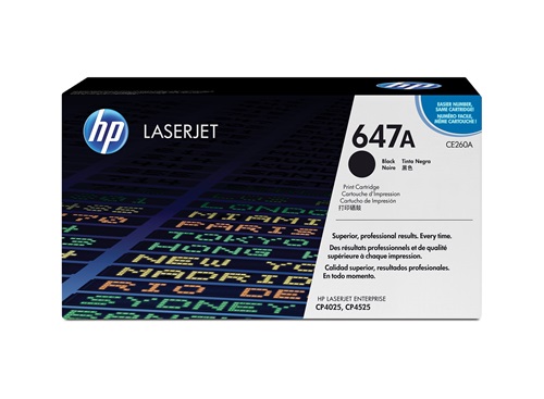 Original Cartridge - HP - 647A (CE260A) Black