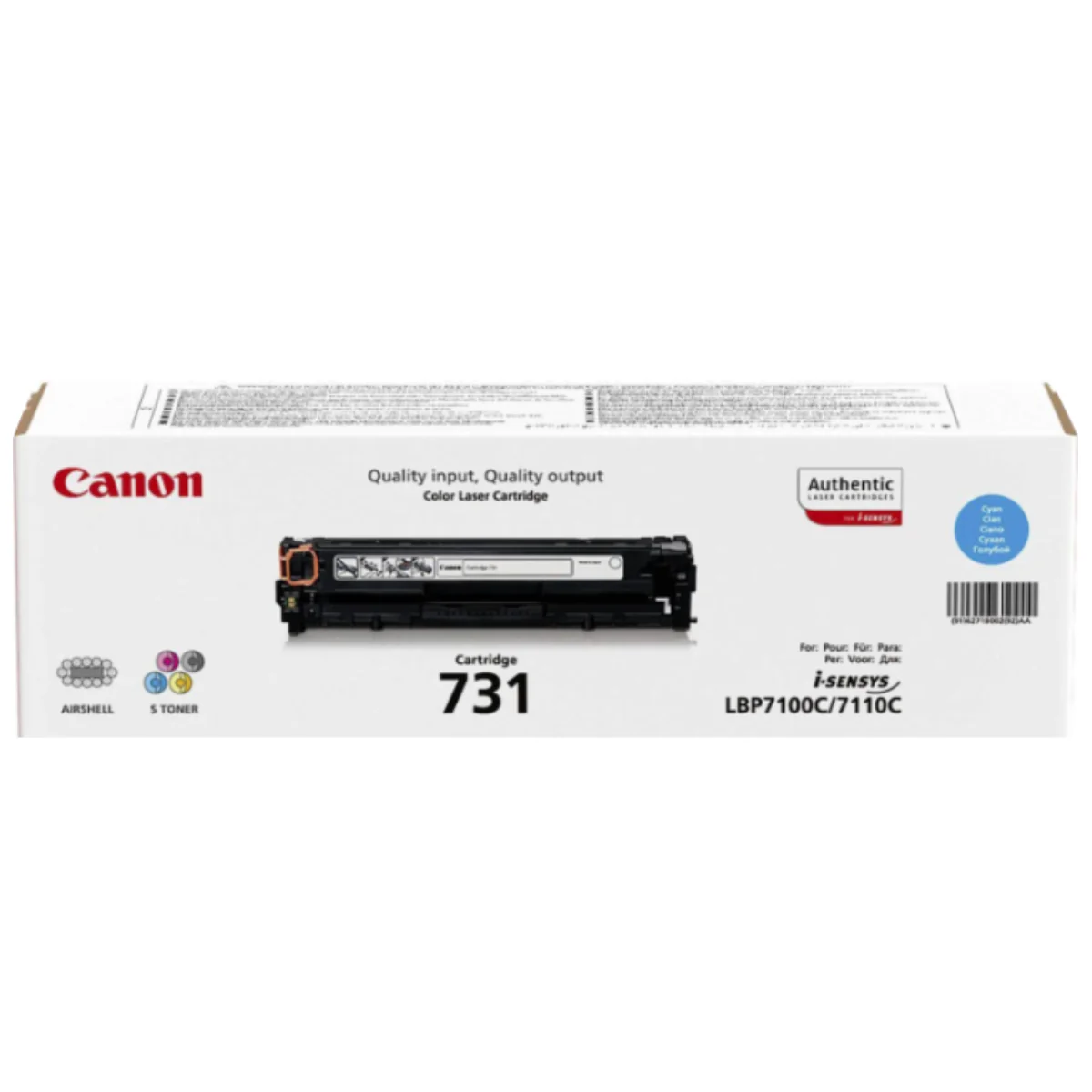 Original Cartridge - Canon 731 Cyan