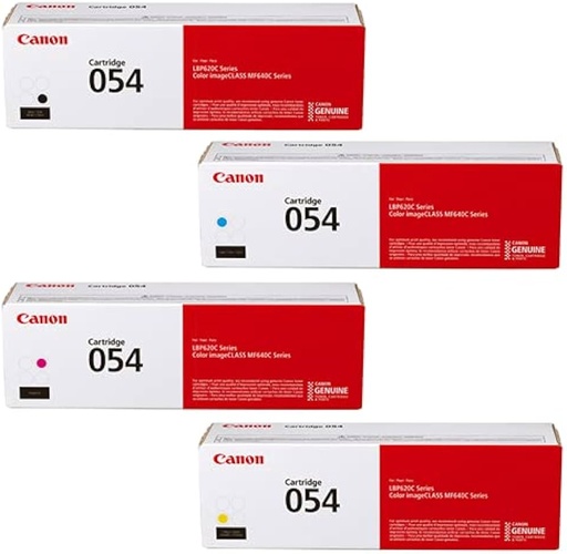 Original Cartridge - Canon 054 (Black/ Cyan/ Yellow/ Magenta) 4 Pack