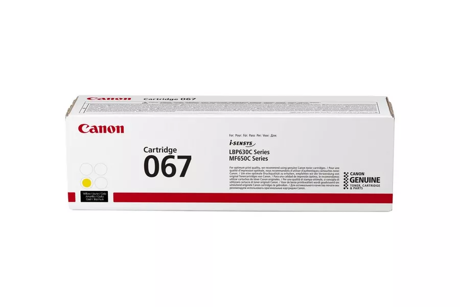 Original  Cartridge - Canon 067 Yellow