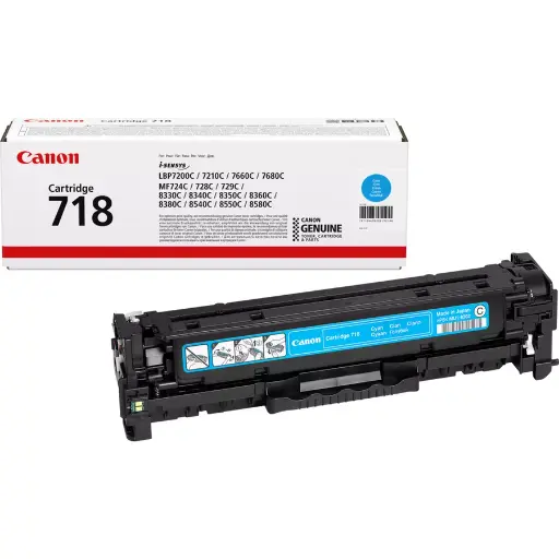 Original Cartridge - Canon 718 Cyan