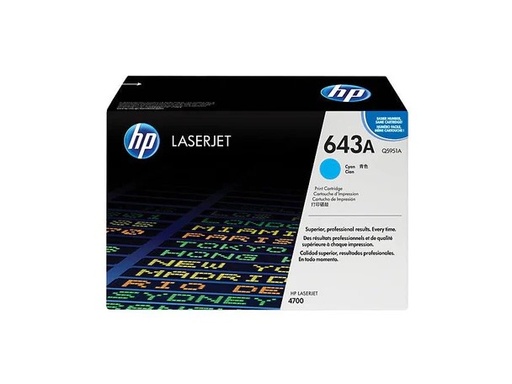 Original Cartridge - HP 643A  Q5951A Cyan