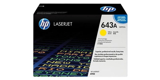 Original Cartridge - HP 643A Q5952A Yellow