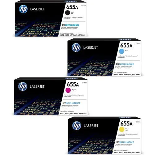 Original Cartridge - HP 655A (CF450A/ CF451A/ CF452A/ CF453A) 4 Pack